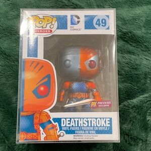 DC Comics Deathstroke Pop! Vinyl Figure - Orange and Blue